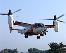 A XV-15 in USCG livery landing on the lawn of the Pentagon, September 1999 XV-15 N703NA USCG.jpg