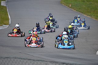 <span class="mw-page-title-main">Kart racing</span> Road racing using go-karts