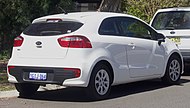 Facelift Kia Rio 3-door hatchback