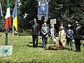 Unveiling of a commemorative plaque for Guido Chiarelli in Valentino Park, on 3 July 2019.