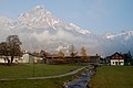 * Nomination View from Engelberg to Hahnen, Switzerland --Simonizer 19:27, 25 November 2007 (UTC) * Promotion Very much postcard type but nonetheless with beautiful composition and colouring. I would correct the slight geometric distortion - Alvesgaspar 00:14, 26 November 2007 (UTC)