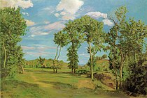 Frédéric Bazille, Paysage au bord du Lez, 1870, Minneapolis Institute of Art