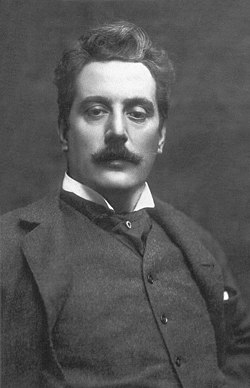 Giacomo Puccini, valokuvan ottamispäivä tuntematon.