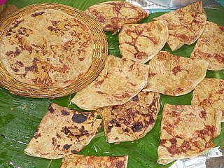 <span class="mw-page-title-main">Puran poli</span> Indian sweet dish consisting of sweetened flatbread