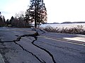 Image 35State Route 302 after the Nisqually earthquake (from Geology of the Pacific Northwest)