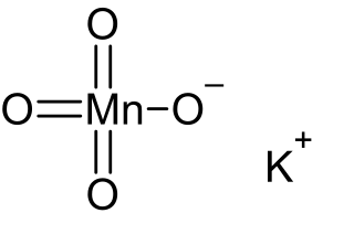 <span class="mw-page-title-main">Potassium permanganate</span> Chemical compound