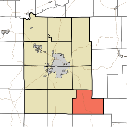 Location in Monroe County