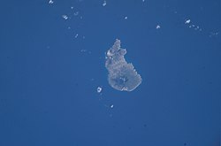 Satellite image of Sint Eustatius