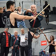 A demonstration of arnis, the national sport of the Philippines