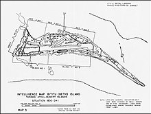 Map of base at Betio