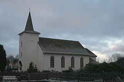 View of the Valestrand Church