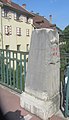 borne frontière côté Savoie à Pont-de-Beauvoisin