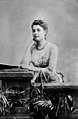 Beatrice Webb circa 1875 geboren op 22 januari 1858