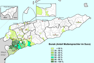 <span class="mw-page-title-main">Bunak language</span> Papuan language spoken on Timor, Indonesia