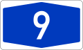 File:Bundesautobahn 9 number.svg