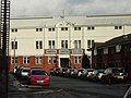 Main Stands fasade, sett fra Springbank Street