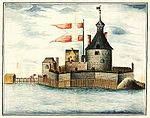 The Fredriksholm Fortress Fredriksholm festning 1756.jpg