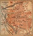 Historical map of Hildesheim (1910)