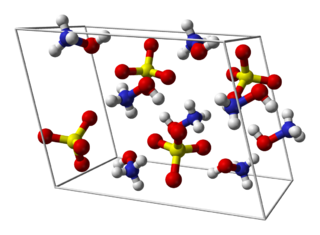 <span class="mw-page-title-main">Hydroxylammonium sulfate</span> Chemical compound