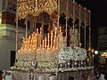 La Amargura, paso de palio. Domingo de Ramos. Semana Santa en El Puerto de Santa María, Cádiz, España.