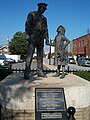 Statue at Police HQ