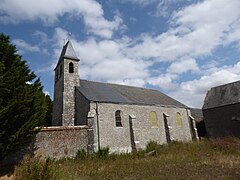 Mur sud de l'église.