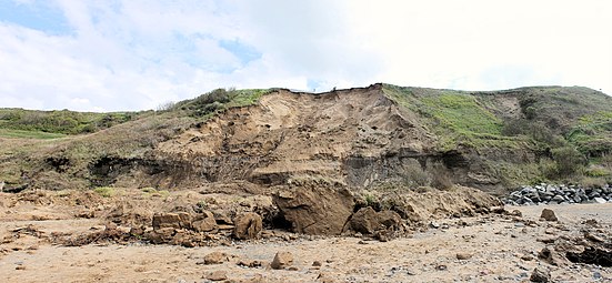 Newid hinsawdd (tirlithriad Nefyn)