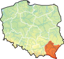 Location within Poland