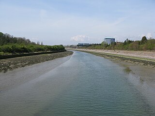 <span class="mw-page-title-main">Portsbridge Creek</span> Tidal waterway of Hampshire, England