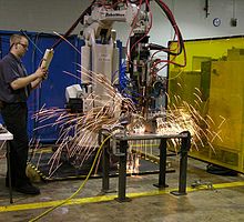 A spot welding robot Robotworx-spot-welding-robot.jpg