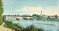 Max-Joseph-Brücke und Bogenhausen, 1812