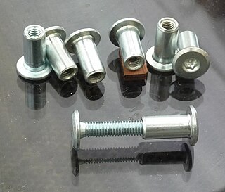 <span class="mw-page-title-main">Sex bolt</span> Type of mating fastener