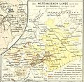 Die Wettinischen Lande nach der Schlacht von Mühlberg (Karte von 1875)