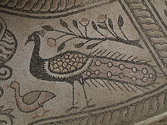 Mosaico de pavo real