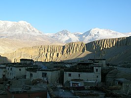 Tetang, a village of Mustang - Nepal