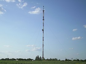 Relais de télévision près du sommet.