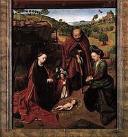 Nativity, 1452. Gemäldegalerie