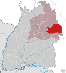 Lage in Baden-Württemberg