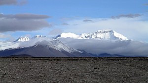 Nordsida sett frå Tingri i Tibet