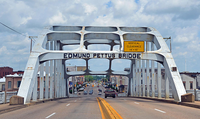 Historic Edmund Pettus Bridge, Selma, Alabama