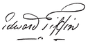 Firma di Edward Tiffin