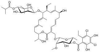 <span class="mw-page-title-main">Fidaxomicin</span> Antibiotic