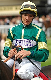 Frankie Dettori Italian jockey