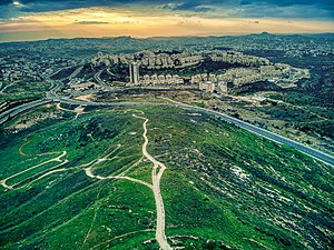 הר חומה – תצפית מכיוון גבעת הארבעה