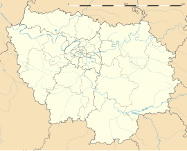 پاریس is located in Île-de-France (region)