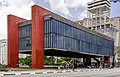 Image 27São Paulo Museum of Art, São Paulo, a 1968 concrete-and-glass structure designed by Lina Bo Bardi, considered a landmark of the city and a major example of modern Brazilian architecture