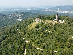 Luftaufnahme vom Merkur mit Blick ins Murgtal