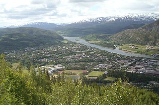 <span class="mw-page-title-main">Mosjøen</span> Town in Vefsn, Norway