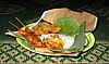 Nasi kucing with langgi