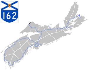 <span class="mw-page-title-main">Nova Scotia Highway 162</span> Highway in Nova Scotia